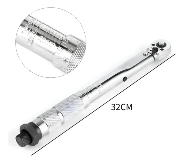 TORQUIMETRO ZAFE 1/4", RANGO  0,5 A 2,3 KG / 20 FT-LBS (origen china)