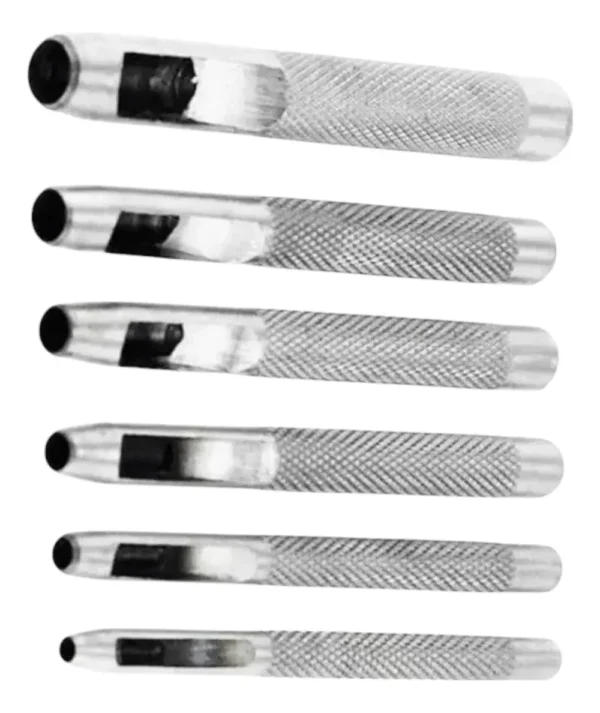 RU41003 2 SACA BOCADO A GOLPE X 6 PZS. 3,2 / 4 / 4,8 / 5,6 / 6,4 / 8 MM
