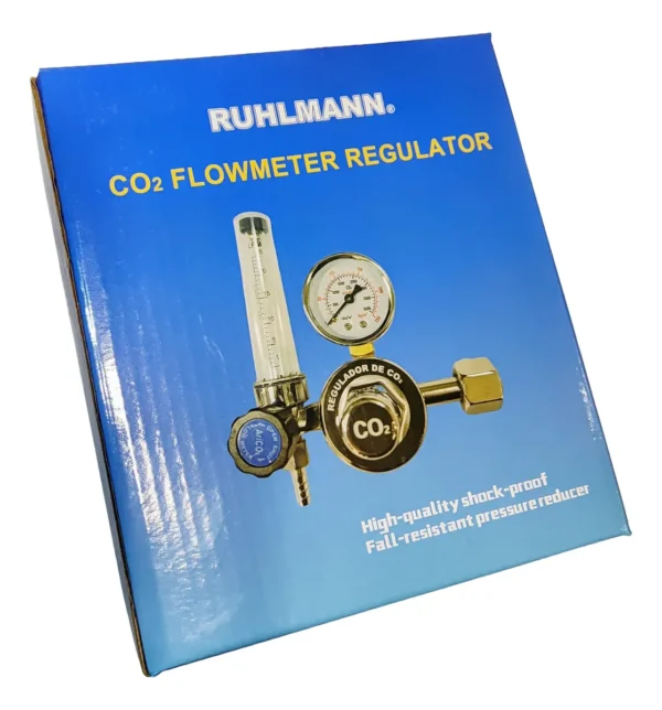 REGULADOR CO2 m14 X 1,5 G5/8
Presi?n m?xima de entrada de 15 bar ? 150 kg/cm? / presion de salida 0,1-1,5kg/cm? / caudal 25l/min / 
Di?metro compacto de 6 cm / rosca hembra 21,8.