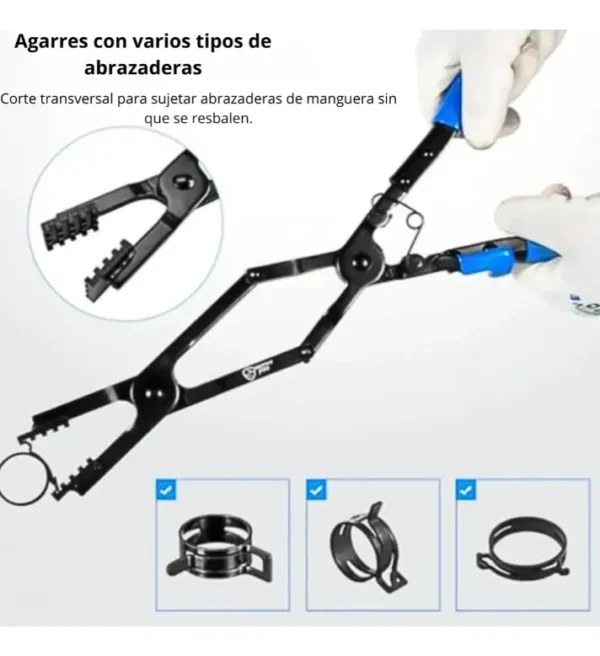 PINZA SACA ABRAZADERA LARGA X 17?