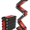 RU55050 1 NIVEL PLEGABLE MAGNETICO 5 LADOS + 4 BURBUJAS
permite mediciones en multiples posiciones, angulos y superficies.
2 Burbujas de 180 gr, 45 gr y 90 gr.
Medidas: largo gral 70 cm. Tramo 14 cm. Alto 10 cm. Esp 5cm