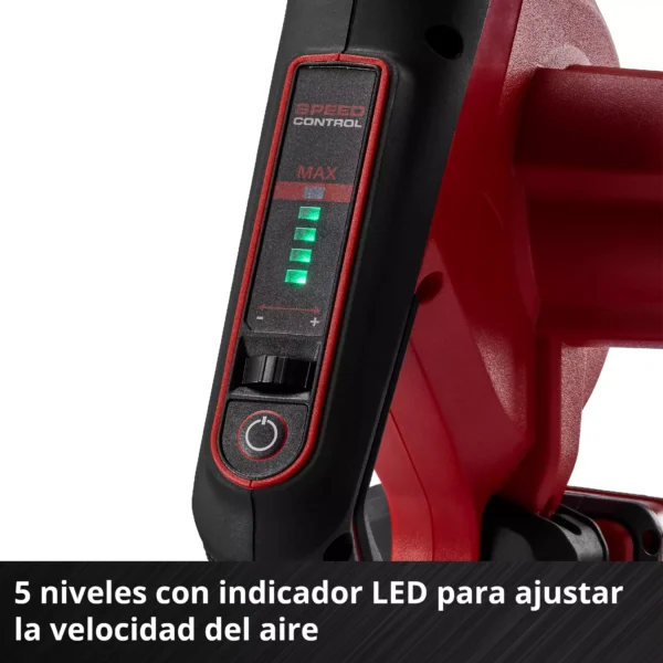 SOPLADOR DE TALLER A BATER?A18V |  270 KM/H | 120 M?/H TE-CB 18/270 Li - Solo