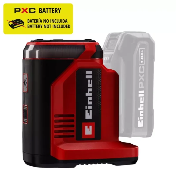 TE-ES 18 150 1 Li-C-Solo 1 ESTACI?N DE CARGA A BATER?A 18V | PUERTO DE ENTRADA USB-C 5V-20V/3A (MAX. 60W) | PUERTO DE SALIDA USB-A 5V/2A (MAX. 10W) USB-C 5V-20V/3A (MAX. 60W) TE-ES 18/150/1 Li-C-Solo