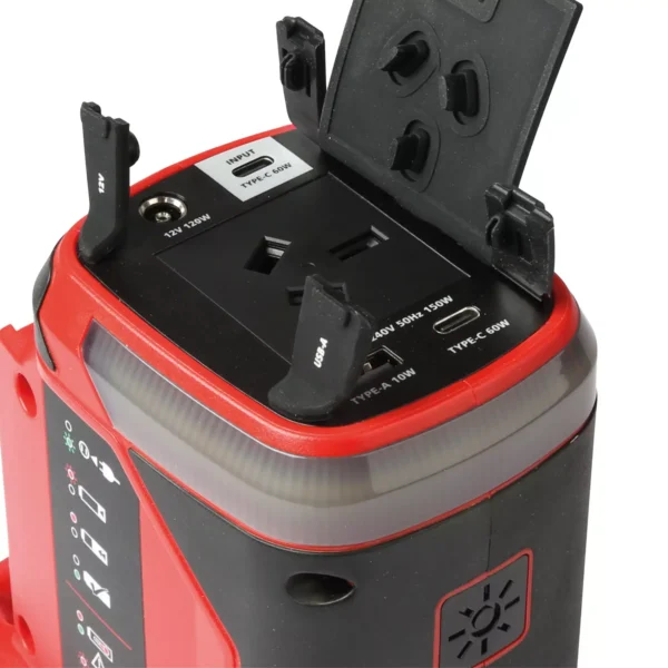 TE-ES 18 150 1 Li-C-Solo 2 ESTACI?N DE CARGA A BATER?A 18V | PUERTO DE ENTRADA USB-C 5V-20V/3A (MAX. 60W) | PUERTO DE SALIDA USB-A 5V/2A (MAX. 10W) USB-C 5V-20V/3A (MAX. 60W) TE-ES 18/150/1 Li-C-Solo