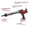 PISTOLA APLICADORA CARTUCHO DE SILICONA | 18V | 600ML TE-SG 18/600 B Li - Solo
