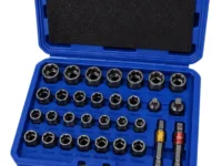 JGO TUBOS SACA TUERCAS ENC.1/4 ? ?" x 33PCS.Permite sacar tuercas redondeadas, oxidadas o da?adas.Medidas: ? x 12-13-14-15-16-17-18-19 / ?: 5-6-7-8-9-10-11-12-13.Adaptador 1/4-1/4 y 1/4-3/8.
