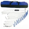 RU43193 1 18 PZ KIT SACABOLLOS PALANCAS Y VARILLA PROFESIONAL.
Juego de Varillas Sacabollos para extraer el bollo desde adentro.
Contiene 10 varillas de diferentes largos y formas.. Diametro 1 cm a 0.8 cm - Largo de 74 a 29 cm
Martillo punzonador, cadena tiradora, 3 ganchos S y 3 argollas.
Material: Cromo Vanadio.