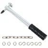 RU43193 3 18 PZ KIT SACABOLLOS PALANCAS Y VARILLA PROFESIONAL.
Juego de Varillas Sacabollos para extraer el bollo desde adentro.
Contiene 10 varillas de diferentes largos y formas.. Diametro 1 cm a 0.8 cm - Largo de 74 a 29 cm
Martillo punzonador, cadena tiradora, 3 ganchos S y 3 argollas.
Material: Cromo Vanadio.