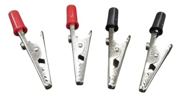 KIT 80 PZ PINZAS COCODRILO. Cables de 1,5 a 2,5 mm? . Max 1A-24V