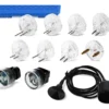11PC LAMPARA NOID INYECCION PRUEBA DE INYECTORES
Es un juego de l?mparas de prueba dise?adas para conectarse directamente a las fichas de los inyectores de combustible. 
Su funci?n principal es verificar que la ECU (computadora) est? enviando la se?al el?ctrica (pulso) correcta al inyector.