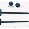 RU55011 2 PRECINTO T-BOTON 100PCS. Color negro. sirve para reenplazar los clips de los pasa ruedas o guardabarro.