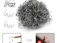 KIT 500 GRAMPAS ONDULADAS P/SOLDAR PLASTICO X 0,8 MM